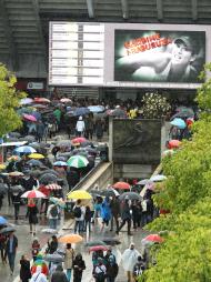 A chuva interrompeu o Open de Roland Garros