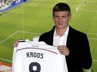 Kroos apresentado no Real Madrid