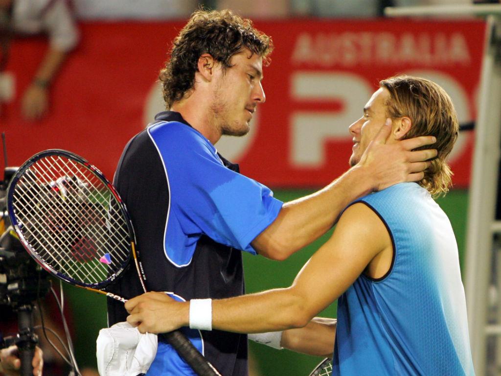 Marat Safin e Lleyton Hewitt - Open da Austrália 2005 (Reuters)