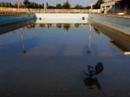 Atenas 2004: piscina abandonada na aldeia olímpica