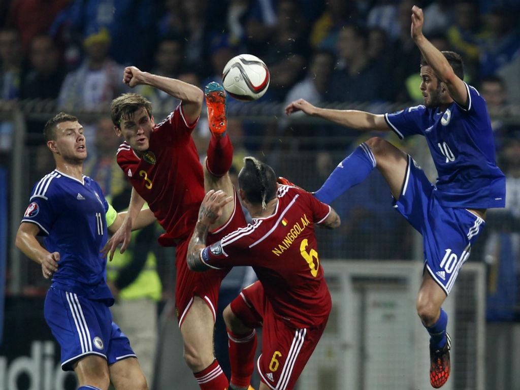 Bósnia vs Bélgica (Reuters)