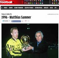 Matthias Sammer Bola de Ouro em 1996