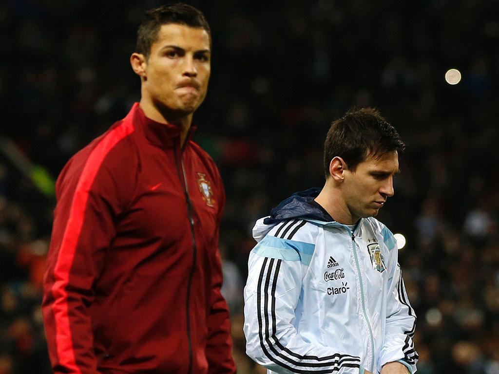 Cristiano Ronaldo e Messi