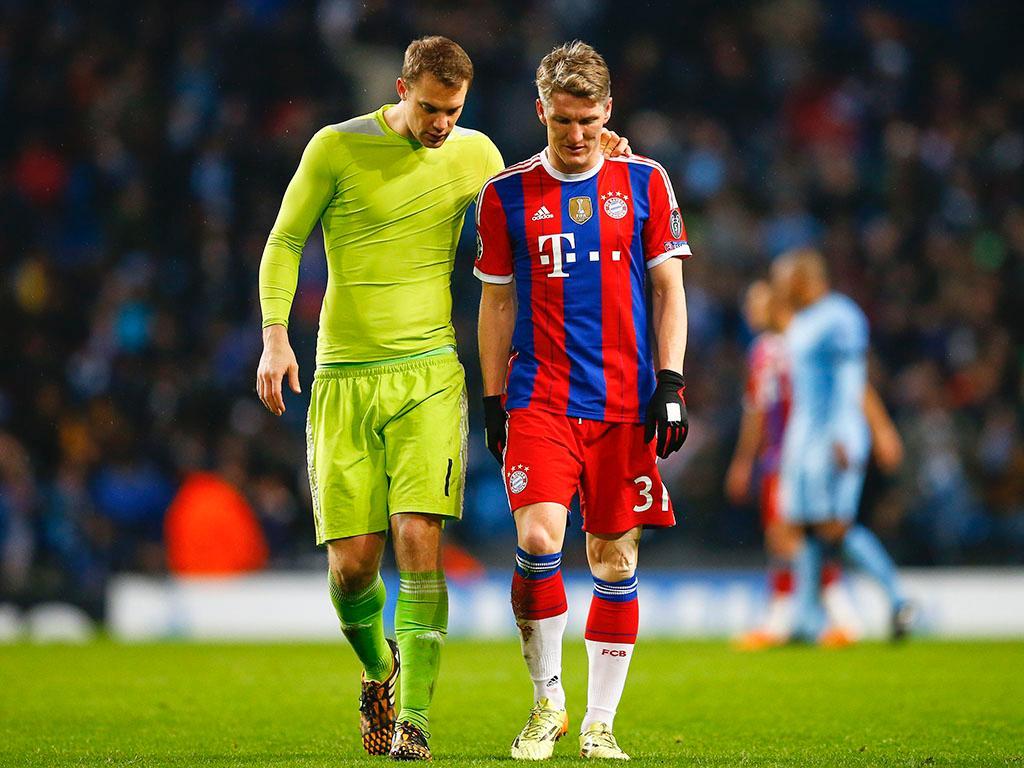 Manuel Neuer e Bastian Schweinsteiger