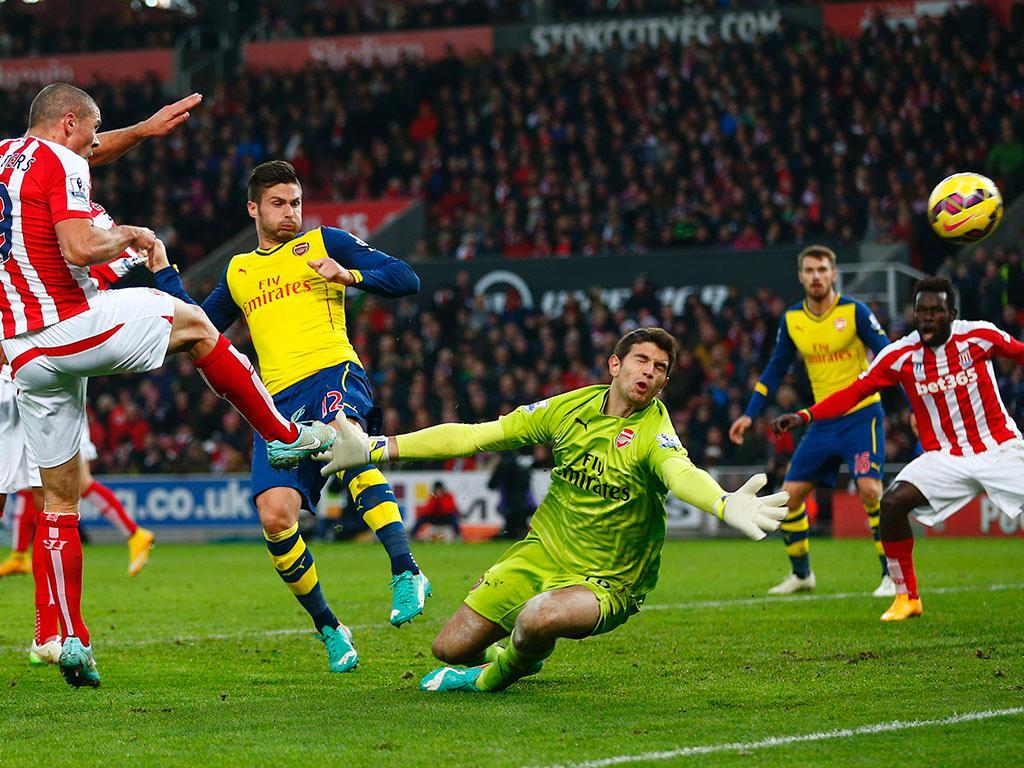 Stoke City-Arsenal (REUTERS/ Eddie Keogh)