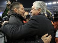 Simeone e Ancelotti (EPA/ Alberto Martin)