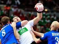 Andebol Alemanha-Russia (REUTERS/ Mohammed Dabbous)