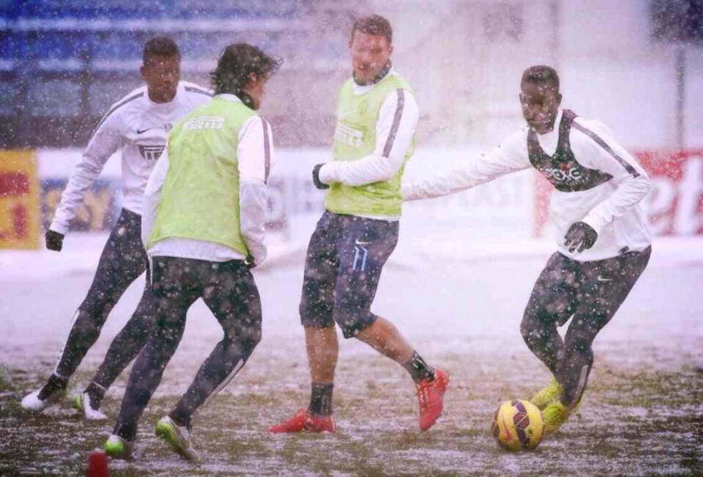 Zé Turbo a treinar com o Inter