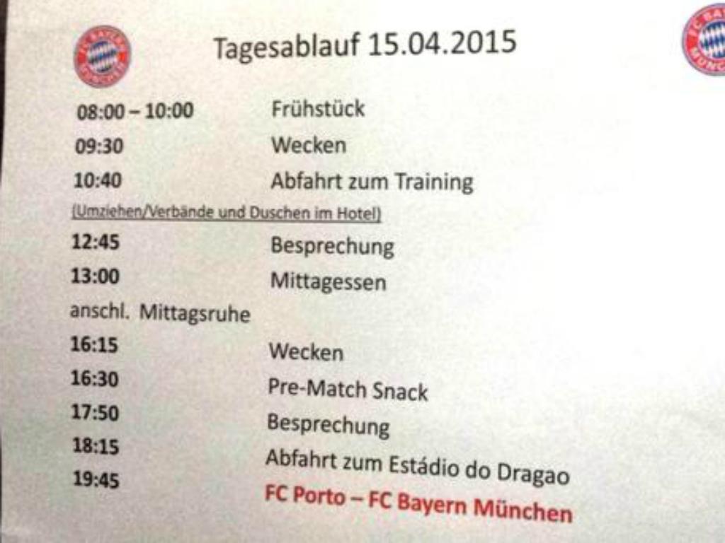 Bayern Munique plano