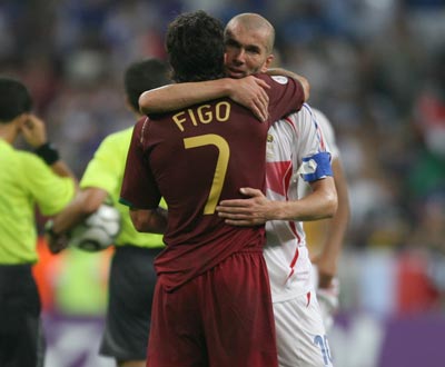 Zidane e Figo