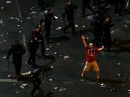 Benfica: incidentes no Marquês de Pombal (Lusa)