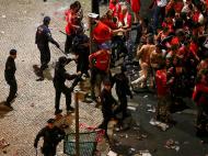 Benfica: incidentes no Marquês de Pombal (Lusa)