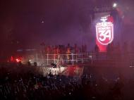 Benfica: a festa no Marquês de Pombal  (Reuters)