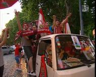Benfica campeão: Coimbra também saiu à rua