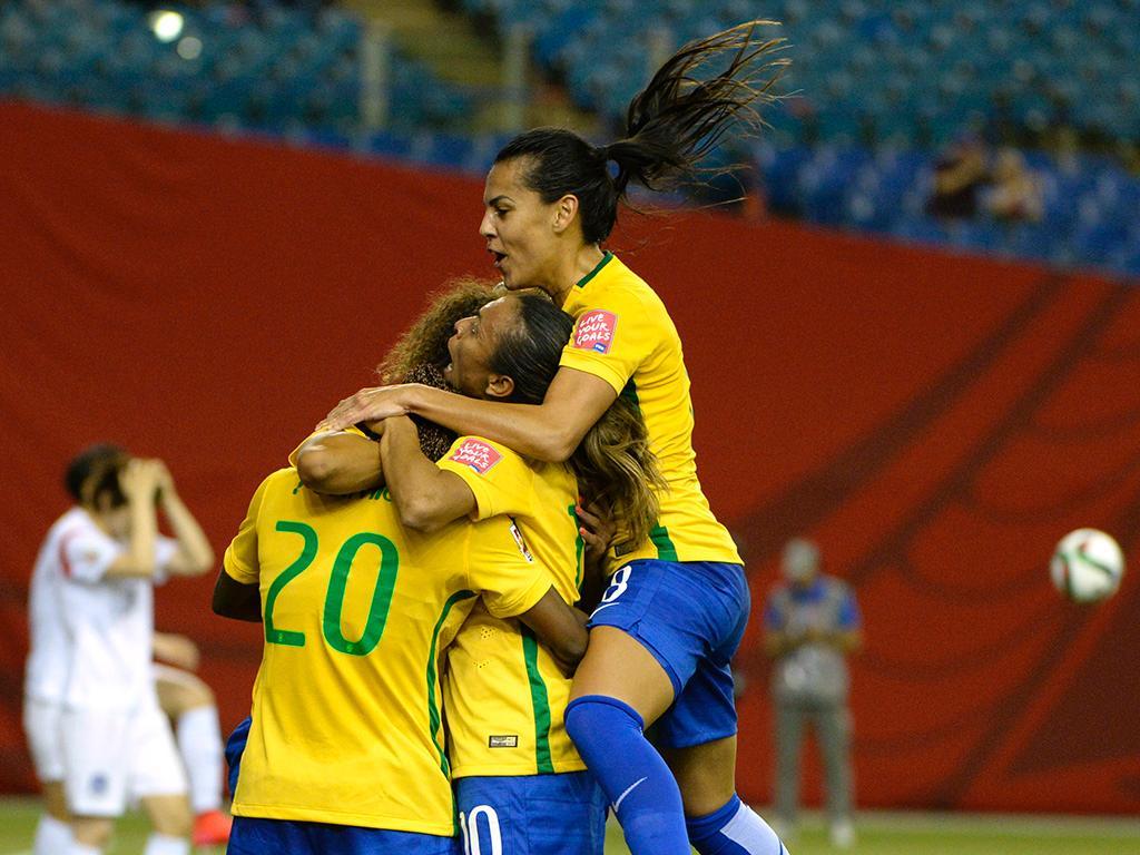 Futebol Feminino: Brasil-Coreia do Sul (Reuters)