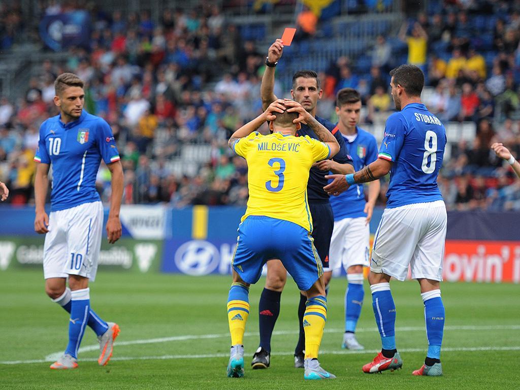 Suécia vs. Itália (Lusa)