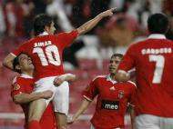 Aimar e Saviola no Benfica (Reuters)