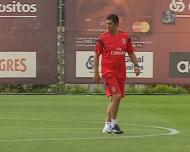 O primeiro treino do Benfica