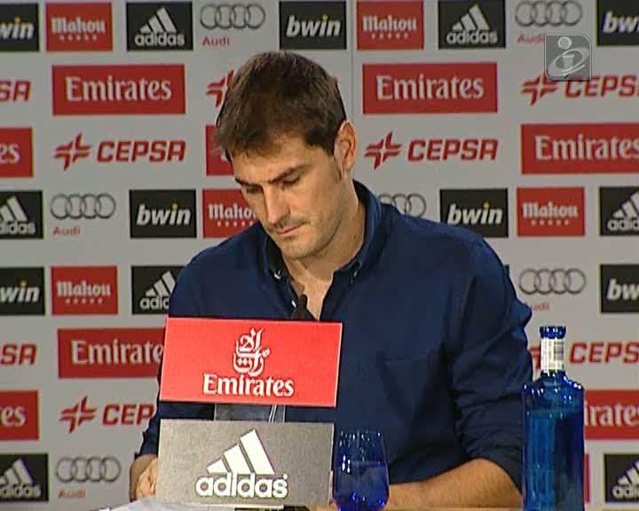 Lágrimas na despedida de Casillas ao Real Madrid