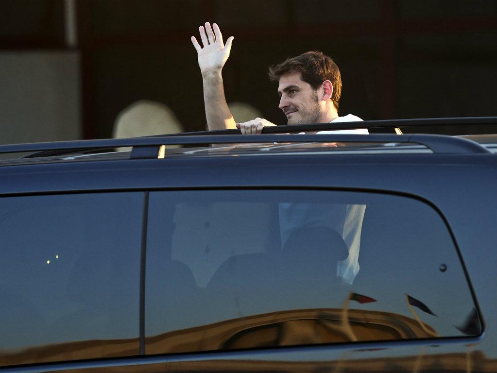 Iker Casillas já chegou ao Porto
