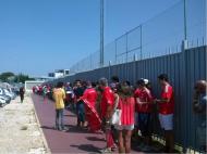 Treino aberto do Benfica (Foto: David Marques/Maisfutebol)