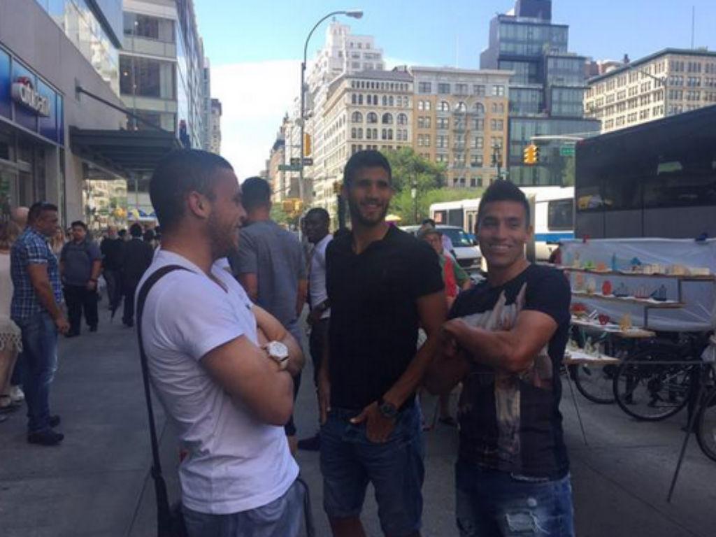 Jogadores do Benfica foram passear a Nova Iorque