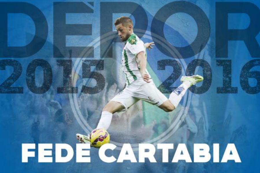 Fede Cartabia - imagem twitter Deportivo Corunha