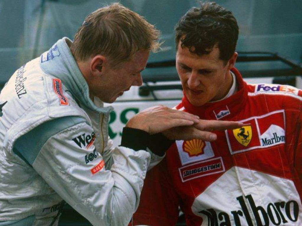 Hakkinen e Schumacher
