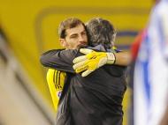 Casillas e Mourinho (Foto Reuters)