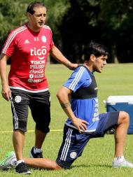 Treino da seleção do Paraguai (REUTERS)