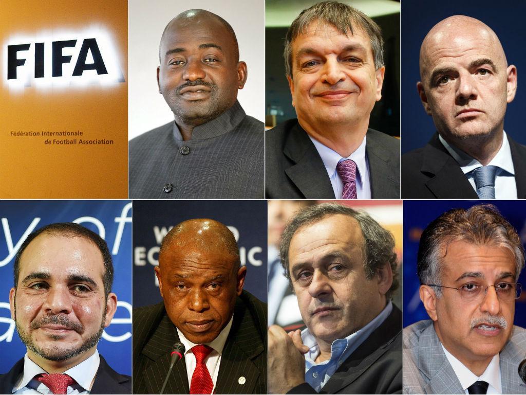 Candidatos à presidência da FIFA (Lusa)