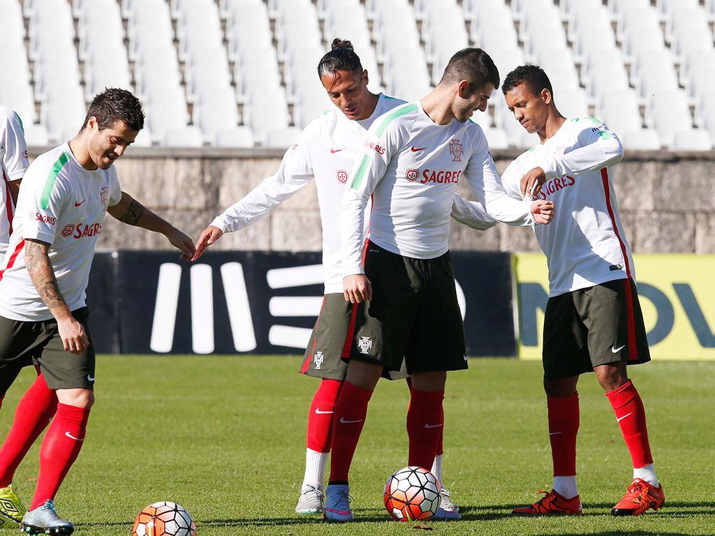 Seleção prepara jogo com a Rússia (FPF: Francisco Paraíso)