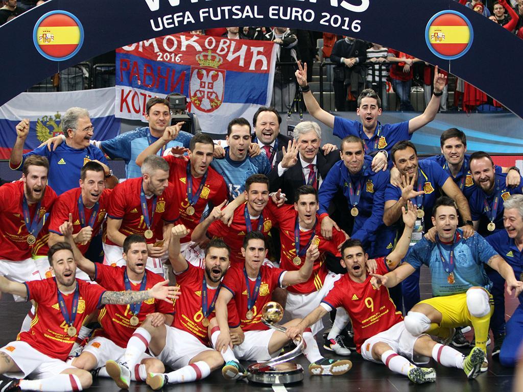 Espanha vence Europeu de Futsal