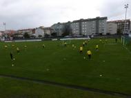 Borussia Dortmund a treinar no Padroense