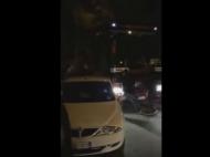 Ataque ao autocarro do Foggia (Youtube)