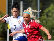 Futebol Feminino: Dinamarca-Portugal (Lusa)