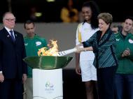Chama Olímpica chega ao Brasil (Reuters)