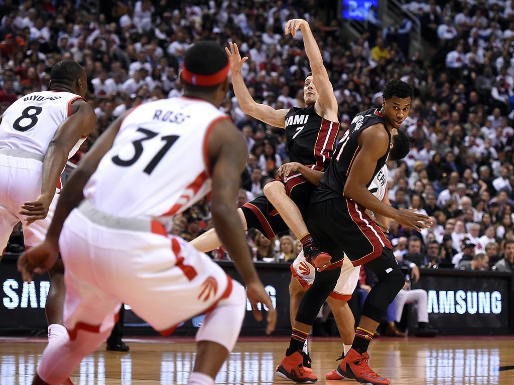 Toronto Raptors-Miami Heat (Reuters)
