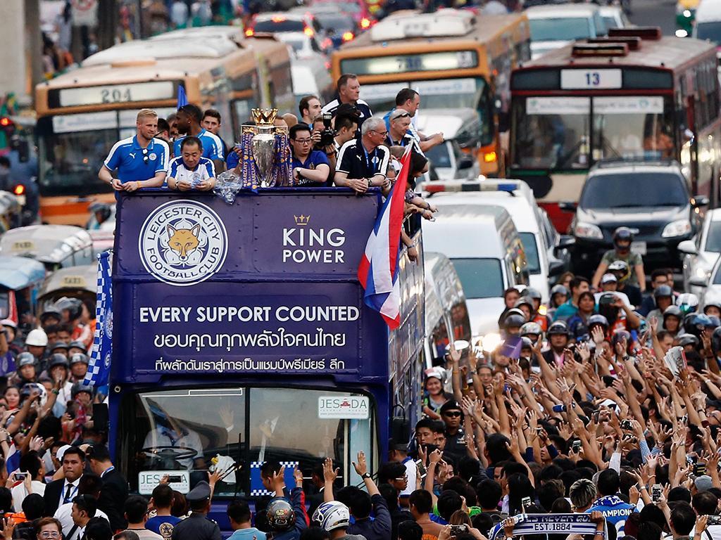 Leicester está em digressão na Tailândia (EPA)