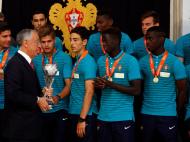 Presidente da República recebe campeões europeus portugueses (LUSA)