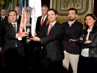 Câmara Municipal de Braga recebeu os vencedores da Taça de Portugal (LUSA)
