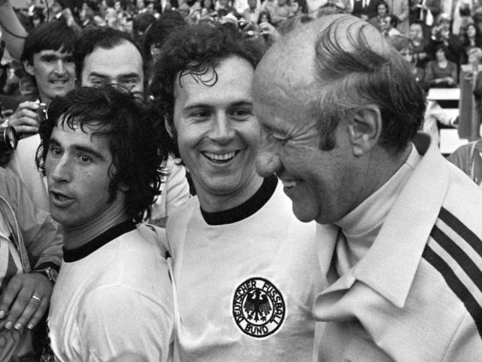 Müller, Beckenbauer e Schön