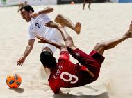 Futebol de praia: Portugal-EUA
