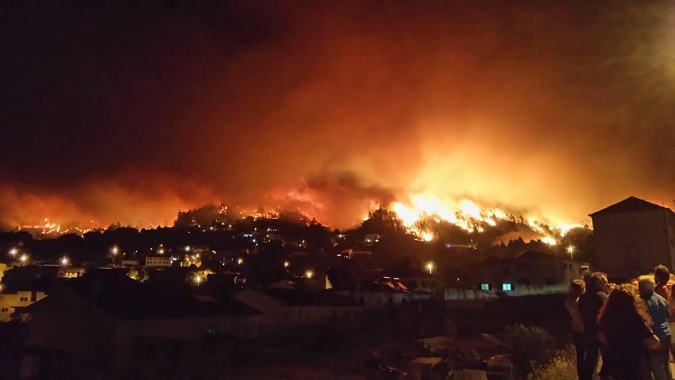 Incêndio em Arouca, Viseu