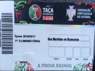 Raimonda na Taça de Portugal 2016/17
