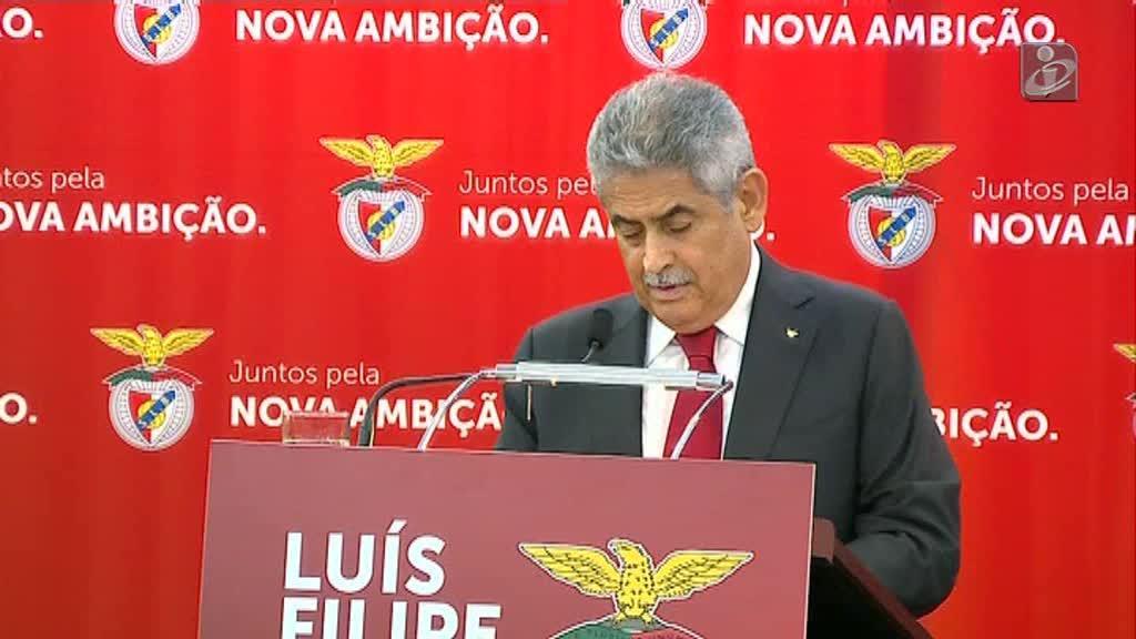 Luís Filipe Vieira explica Rui Gomes da Silva e apresenta candidatura