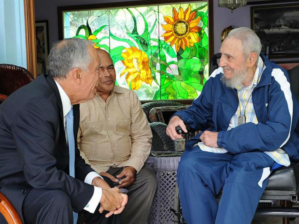 O encontro de Marcelo com Fidel Castro