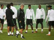 Sporting: treino em Alcochete antes do Real Madrid