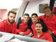 Benfica viaja para Istambul (instagram)