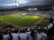 No estádio, à hora da final: a homenagem do Atletico Nacional à Chapecoense
